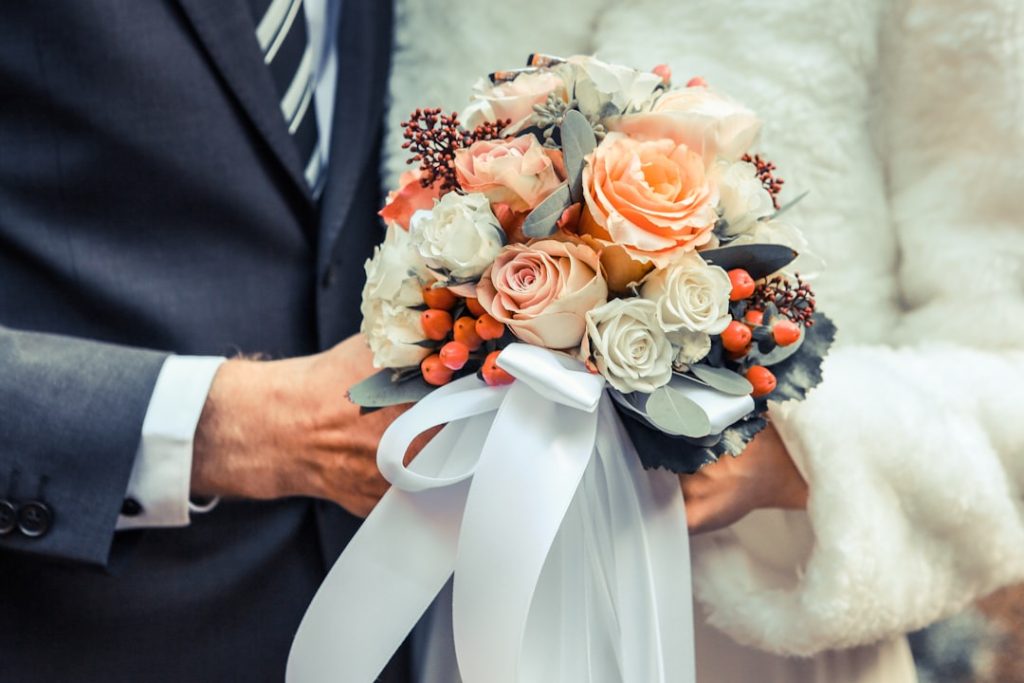 Photo Bride and groom