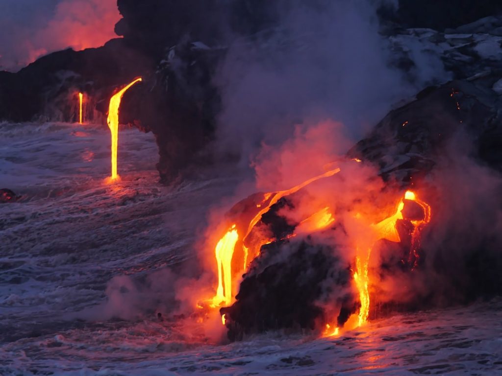 Photo volcano, mythology